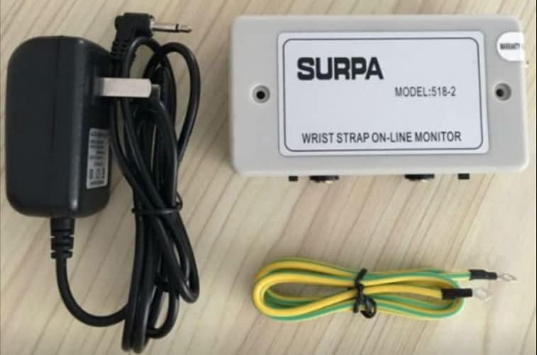 SURPA 518‑2 Online ESD Wrist Strap Monitor