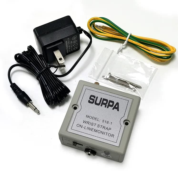 SURPA 518‑1 Online ESD Wrist Strap Monitor