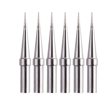 Generic 6 pcs Replacement Tips ET Soldering Iron Tips for WES51/50,WESD51,WE1010NA,PES51 / 50,LR21 ET Tip Series (6PCS-02)